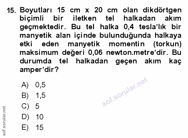 Soru 15
