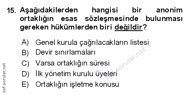 Soru 15