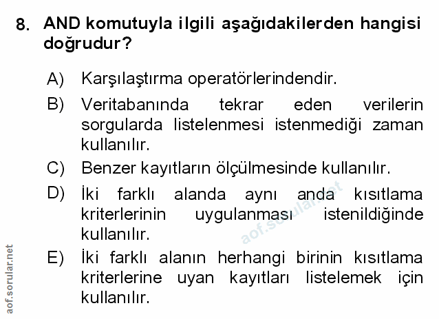 Soru 8