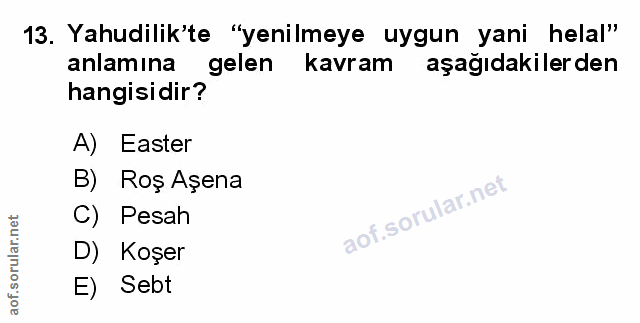 Soru 13