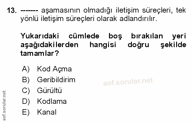 Soru 13