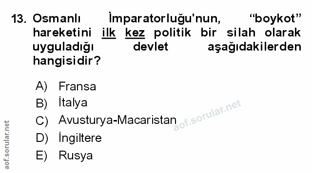 Soru 13