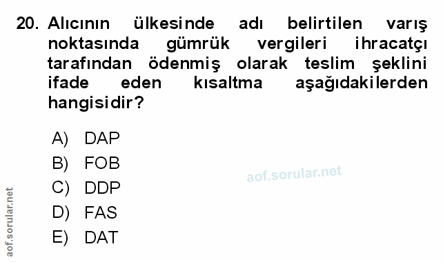 Soru 20