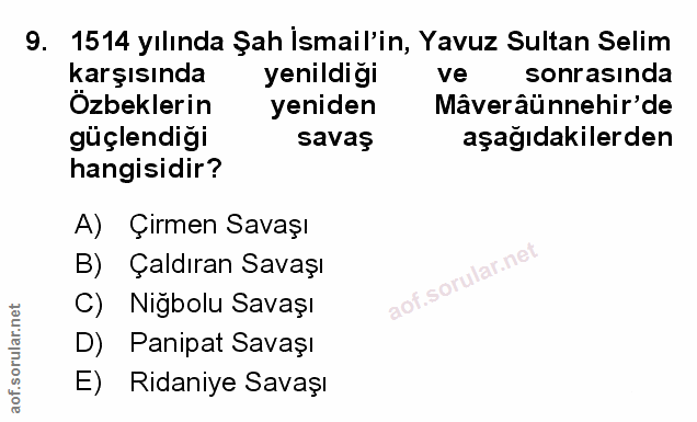 Soru 9