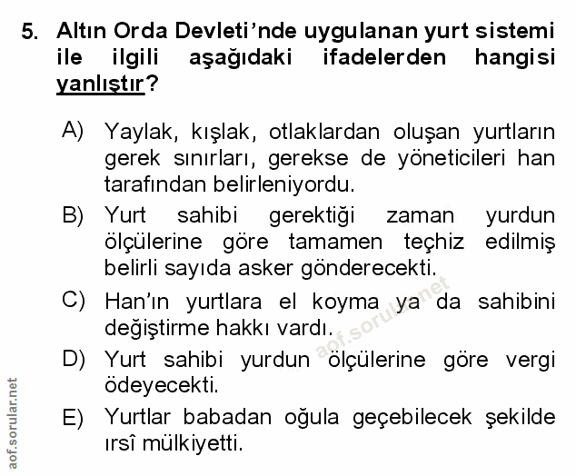 Soru 5
