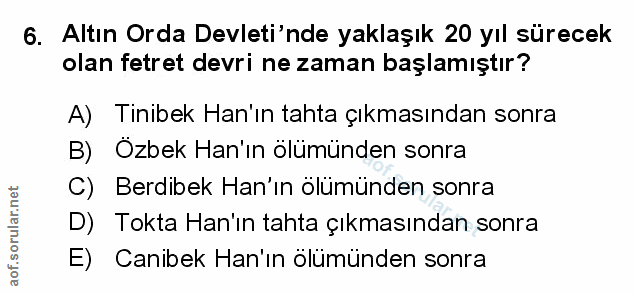 Soru 6