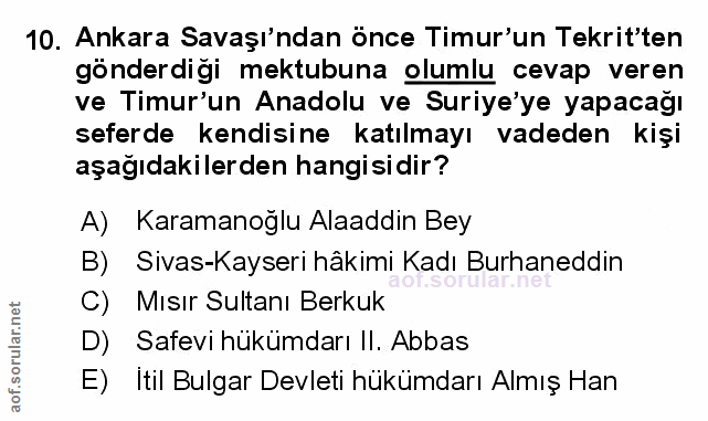 Soru 10