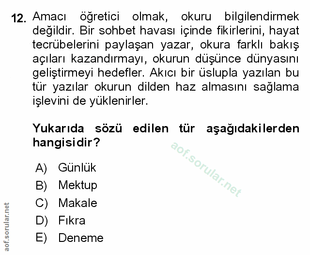 Soru 12