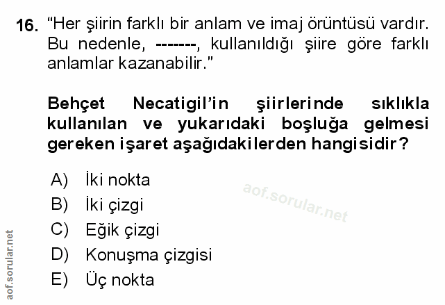 Soru 16