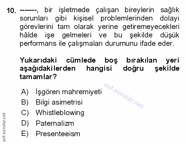 Soru 10