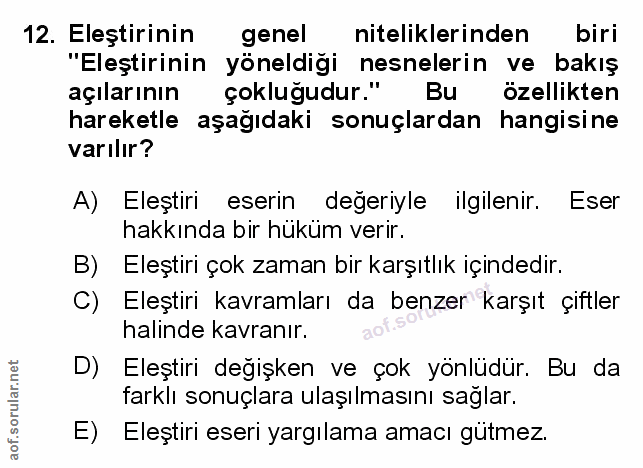 Soru 12