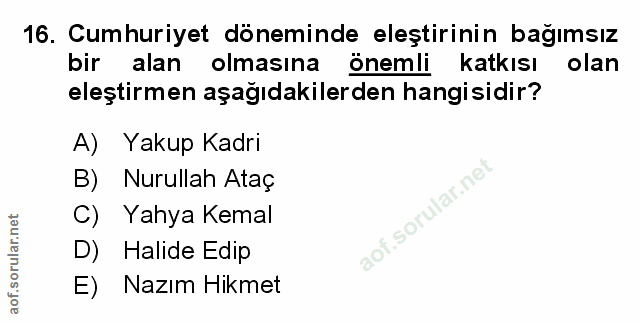 Soru 16