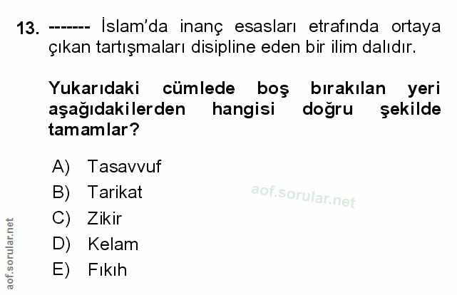 Soru 13