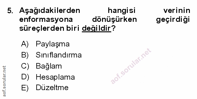 Soru 5