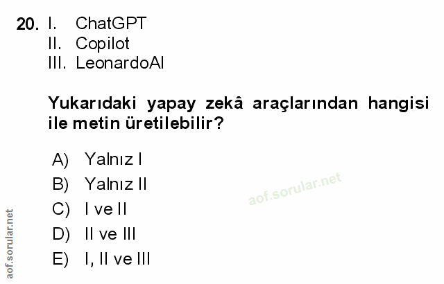 Soru 20