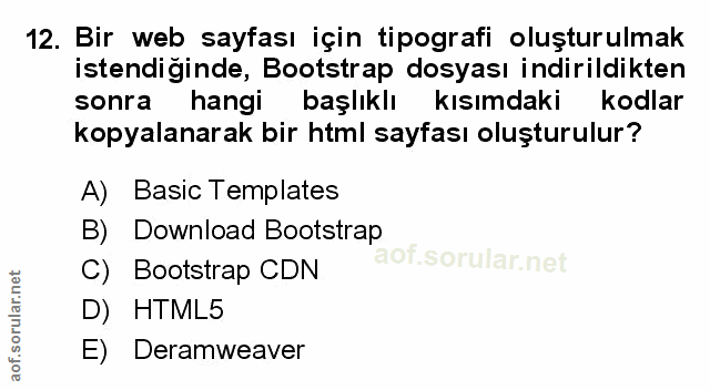 Soru 12