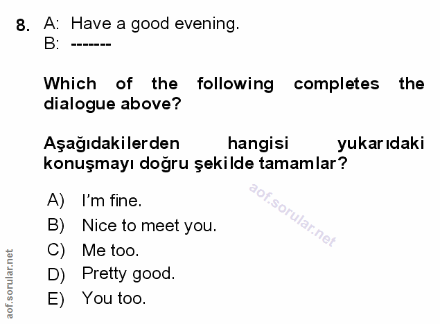 Soru 8