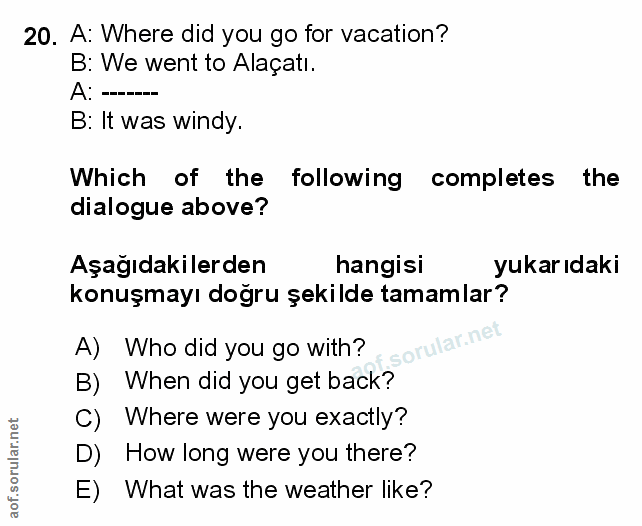 Soru 20