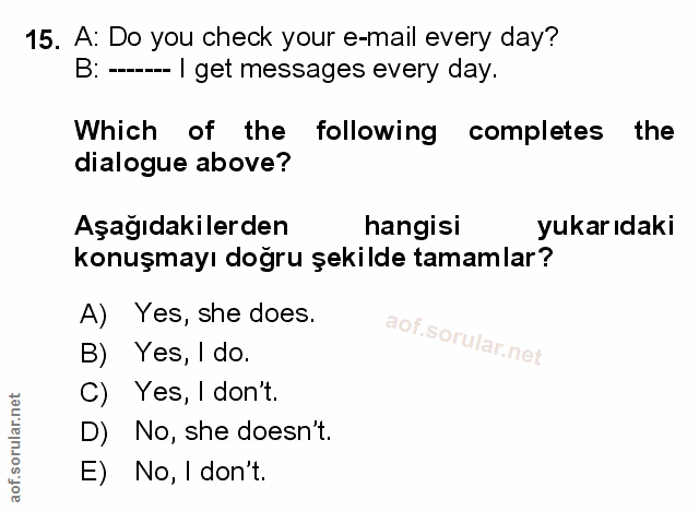 Soru 15
