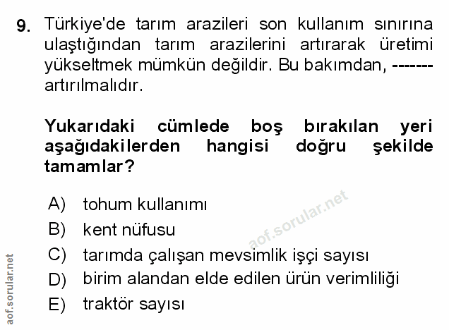 Soru 9
