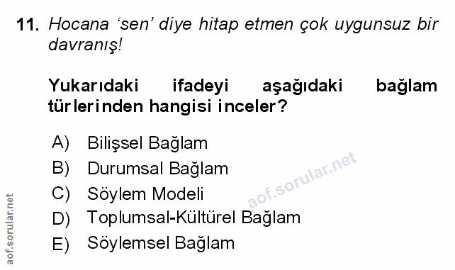 Soru 11