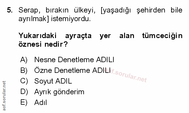 Soru 5