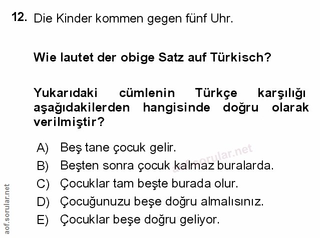Soru 12