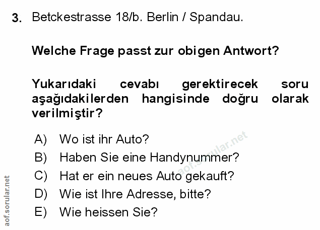 Soru 3