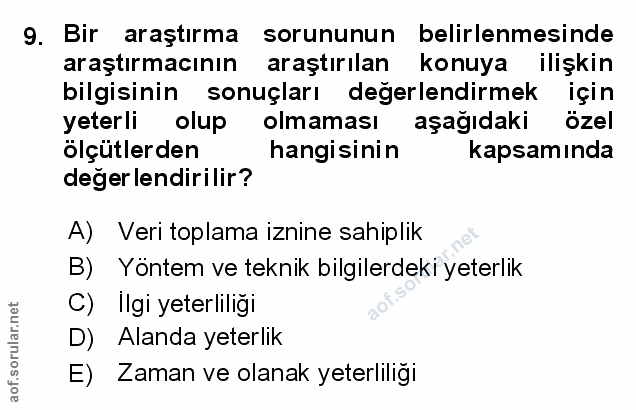 Soru 9