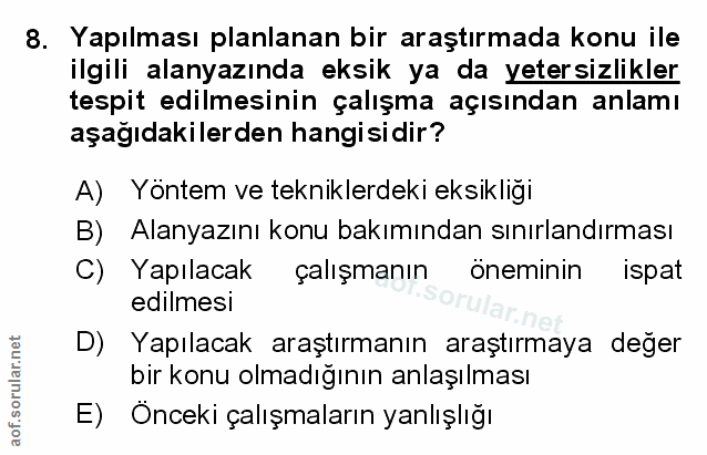 Soru 8