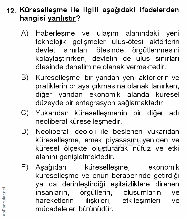 Soru 12