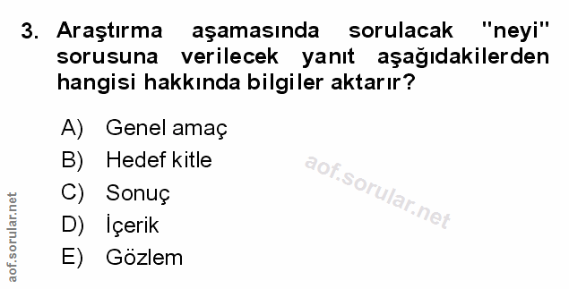 Soru 3