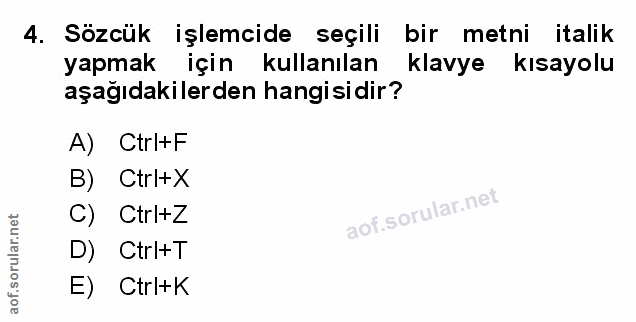 Soru 4