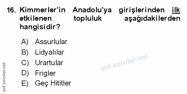 Soru 16