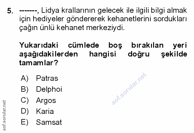 Soru 5