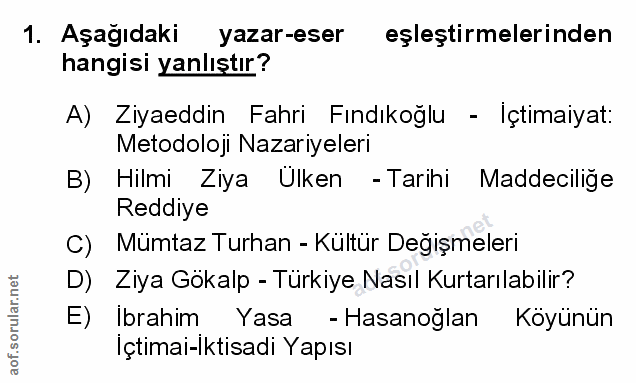 Soru 1