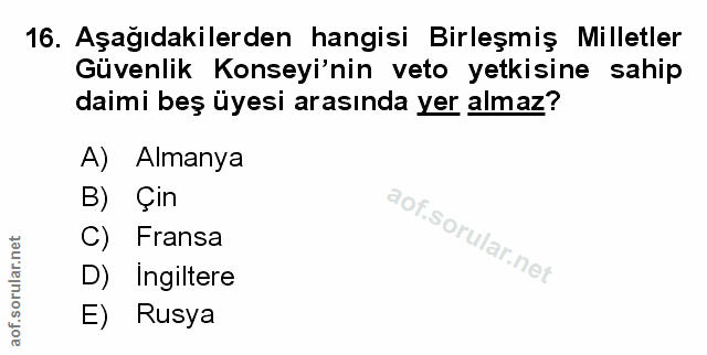 Soru 16