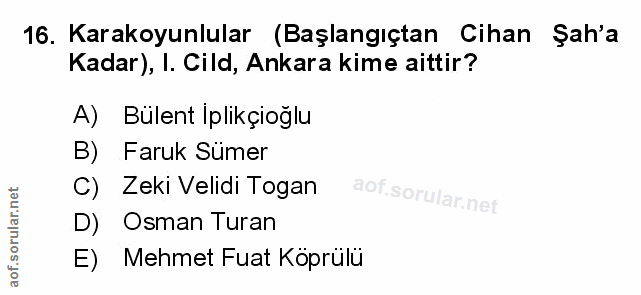 Soru 16