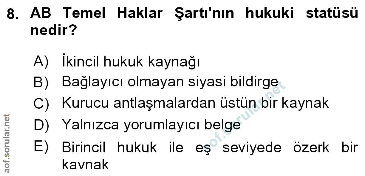 Soru 8