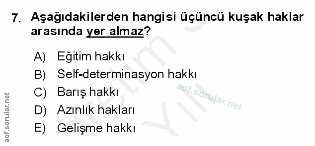 Soru 7