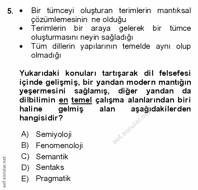 Soru 5
