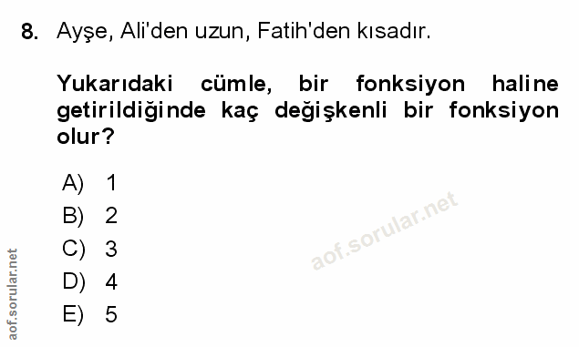 Soru 8