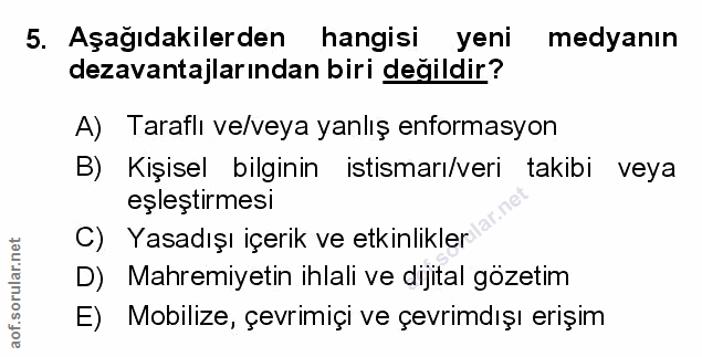 Soru 5