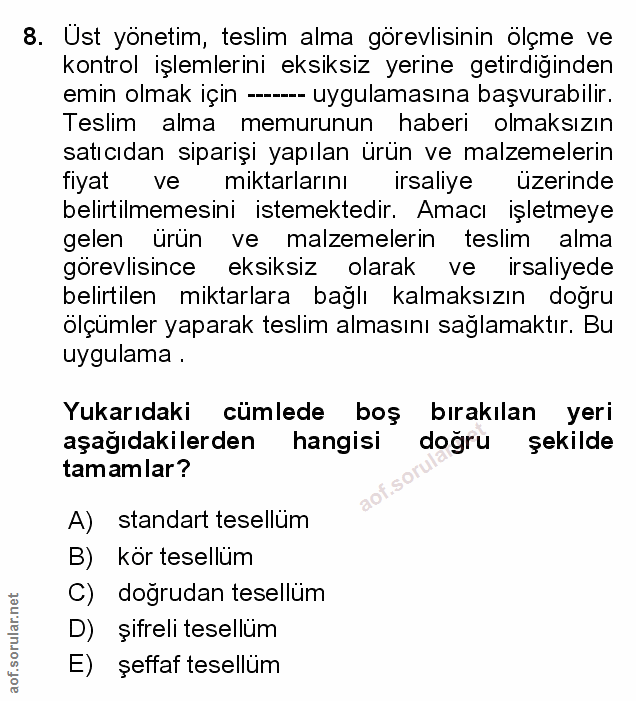 Soru 8