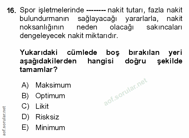 Soru 16