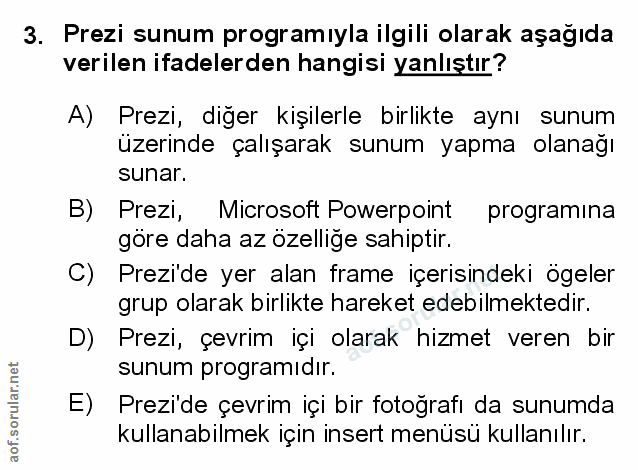 Soru 3