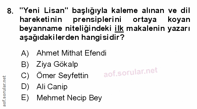Soru 8