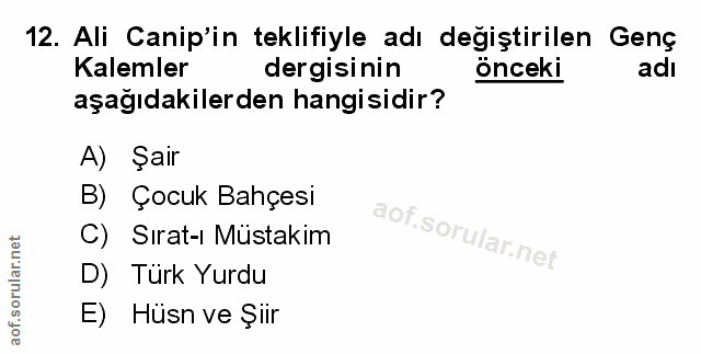 Soru 12