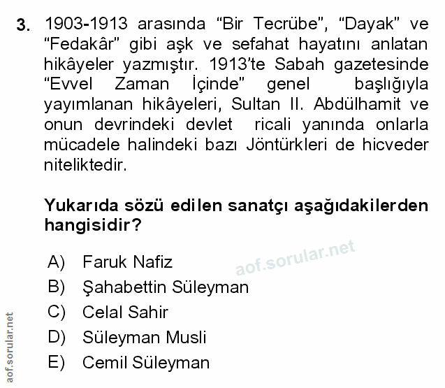 Soru 3
