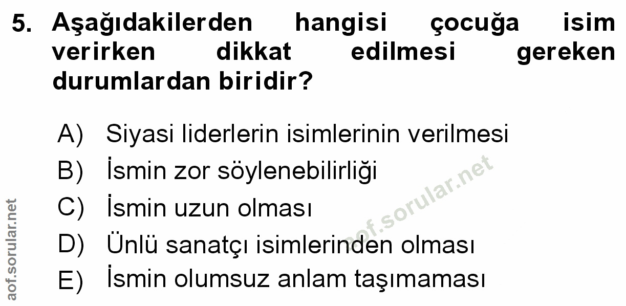Soru 5